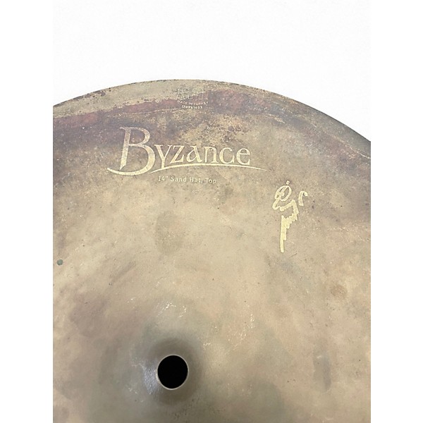 Used MEINL 14in Byzance Vintage Sand Hi Hat Pair Cymbal