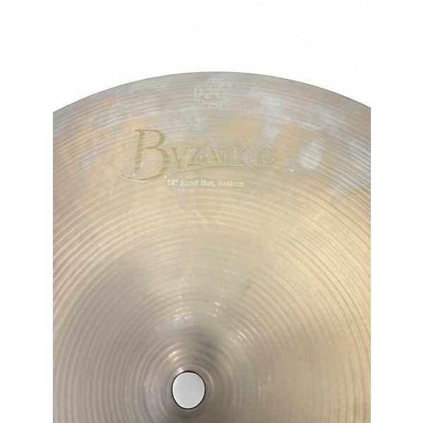 Used MEINL 14in Byzance Vintage Sand Hi Hat Pair Cymbal
