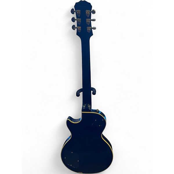 Used Epiphone Les Paul Custom Pro Black and Gold Solid Body Electric Guitar