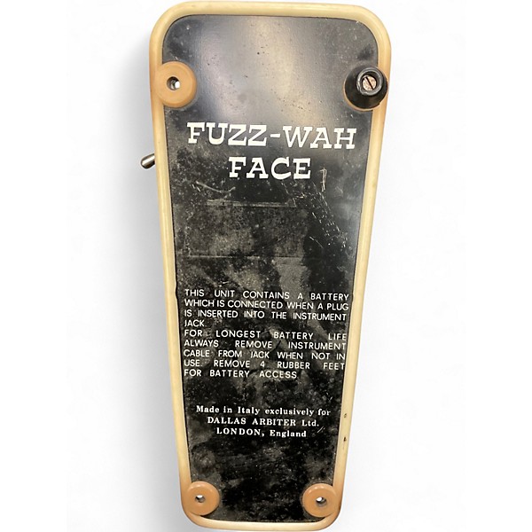 Vintage 1960s Dallas Arbiter SOUND CITY FUZZ WAH FACE Effect Pedal