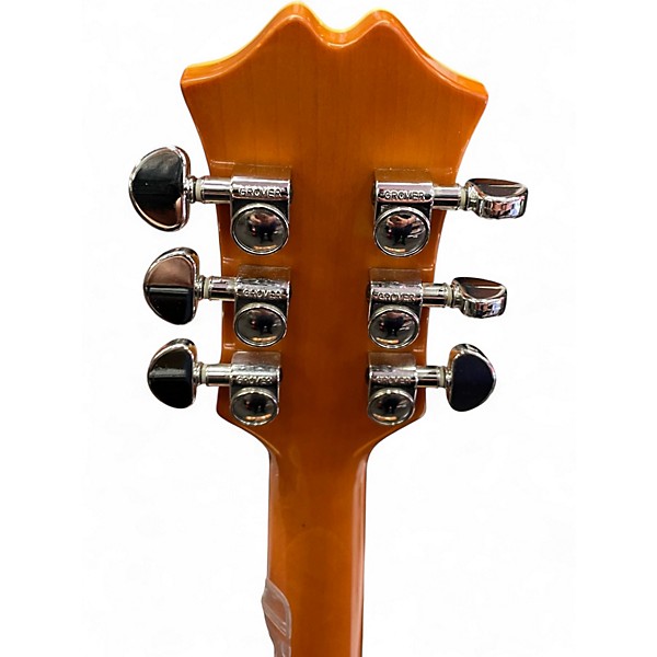 Used Agile COOL CAT Orange Hollow Body Electric Guitar