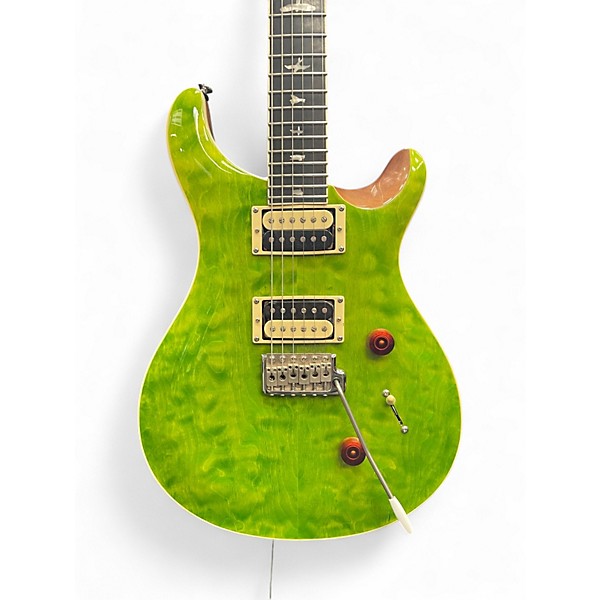 Used PRS SE Custom 24 Green Solid Body Electric Guitar