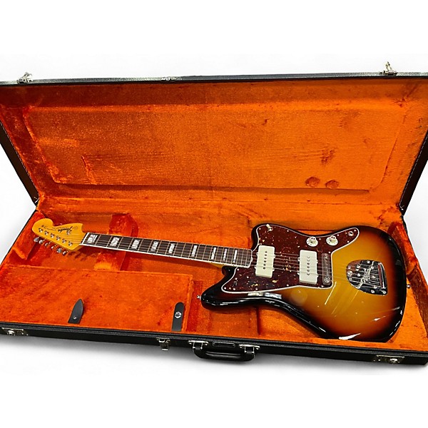 Used 2023 Fender American Vintage II 1966 Jazzmaster 3 Tone Sunburst Solid Body Electric Guitar