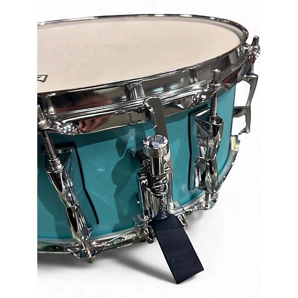 Used Yamaha 14X5 Stage Custom Snare Blue Drum