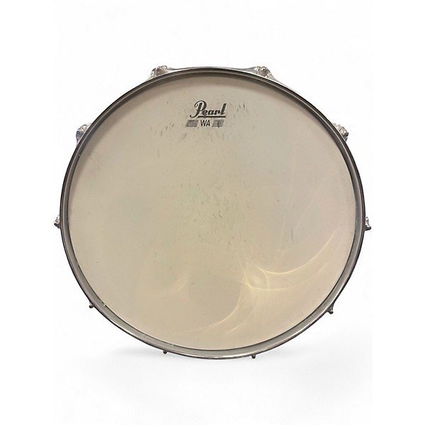 Used Pearl 14in stainless snare student kit stainless steel Drum