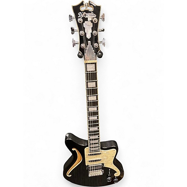 Used D'Angelico Premier Bedford Black Hollow Body Electric Guitar
