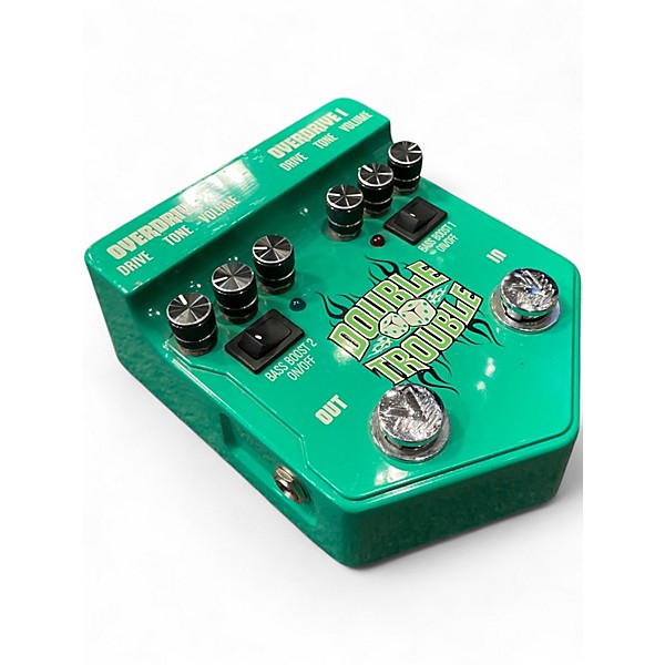 Used Visual Sound V2DT Double Trouble Dual Overdrive Effect Pedal