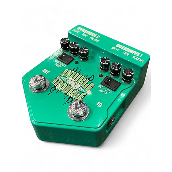 Used Visual Sound V2DT Double Trouble Dual Overdrive Effect Pedal