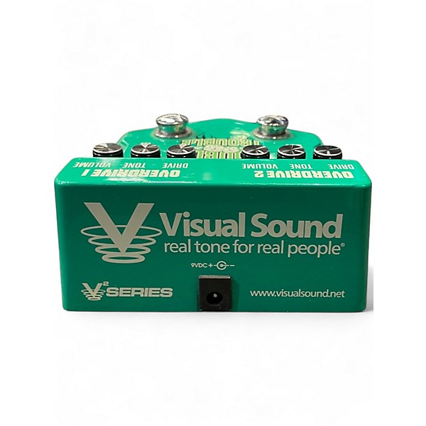 Used Visual Sound V2DT Double Trouble Dual Overdrive Effect Pedal