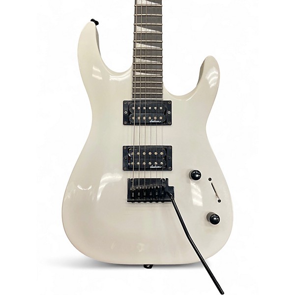 Used Jackson JS22 Dinky White Solid Body Electric Guitar
