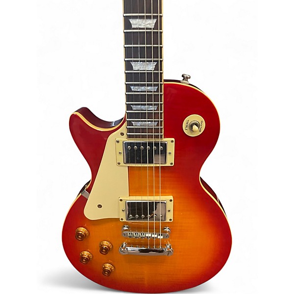 Used Epiphone  LES PAUL STANDARD LEFT HANDED Cherry Sunburst Solid Body Electric Guitar