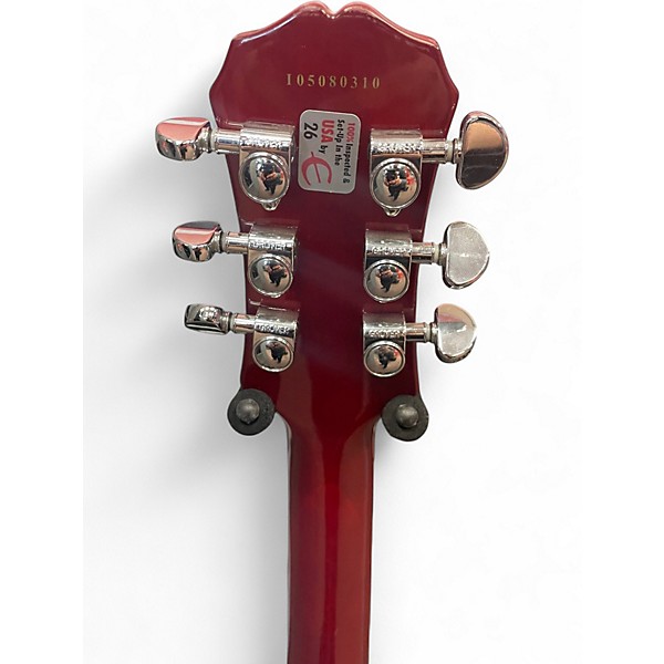 Used Epiphone  LES PAUL STANDARD LEFT HANDED Cherry Sunburst Solid Body Electric Guitar