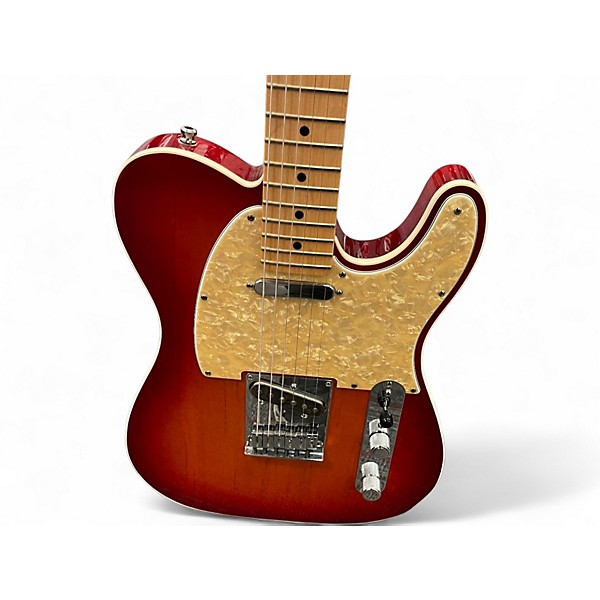 Used Fender American Deluxe Telecaster aged cherry burst Solid Body Electric Guitar