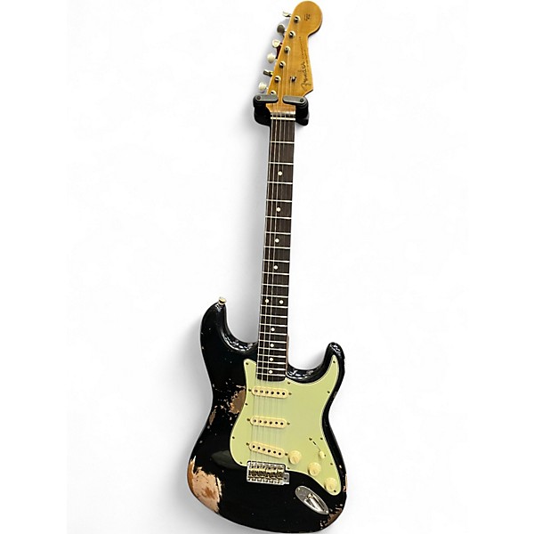 Used Fender W25-1962 STRAT HREL BLACK Solid Body Electric Guitar