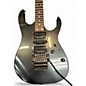 Vintage 1999 Ibanez RG570 Metallic Gray Solid Body Electric Guitar thumbnail