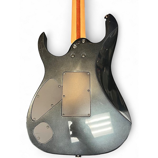 Vintage 1999 Ibanez RG570 Metallic Gray Solid Body Electric Guitar