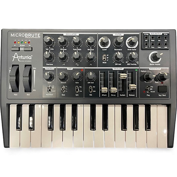 Used Arturia Microbrute Analog Synthesizer
