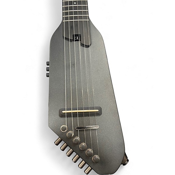 Used Donner HUSH-C Black Chrome Classical Acoustic Guitar