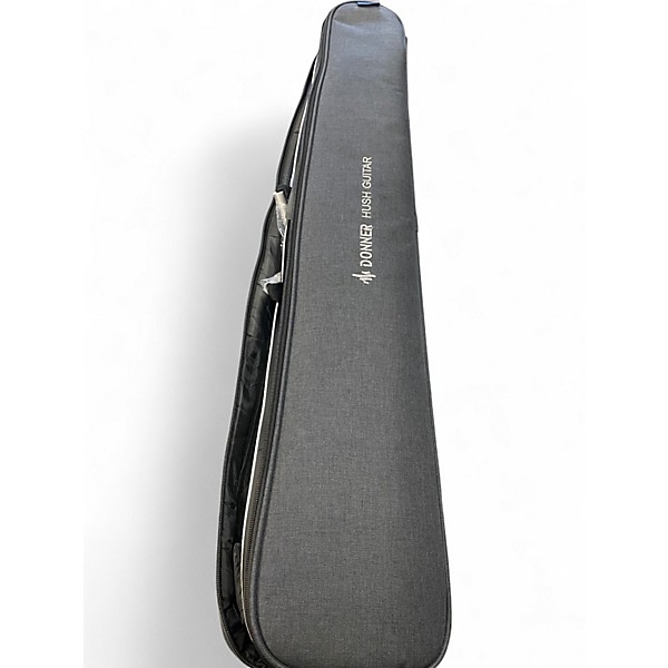 Used Donner HUSH-C Black Chrome Classical Acoustic Guitar