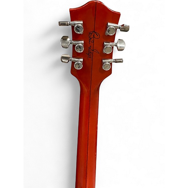 Used Gretsch Guitars G6120TFM-BSNV-ORG Brian Setzer Signature Nashville FLAME MAPLE ORANGE Hollow Body Electric Guitar