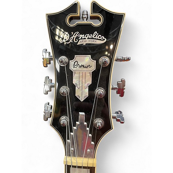 Used D'Angelico EXL-1 Black Hollow Body Electric Guitar