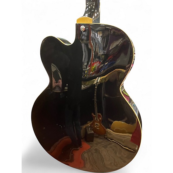 Used D'Angelico EXL-1 Black Hollow Body Electric Guitar