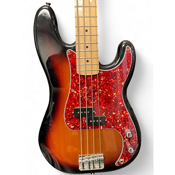 Used Fender Player Precision Bass 2 Color Sunburst Electric Bass Guitar