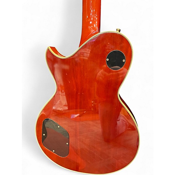 Used Indie FDL Fleur De Lys FLAME SUNBURST Solid Body Electric Guitar