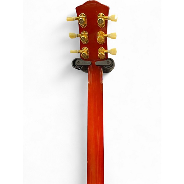 Used Indie FDL Fleur De Lys FLAME SUNBURST Solid Body Electric Guitar