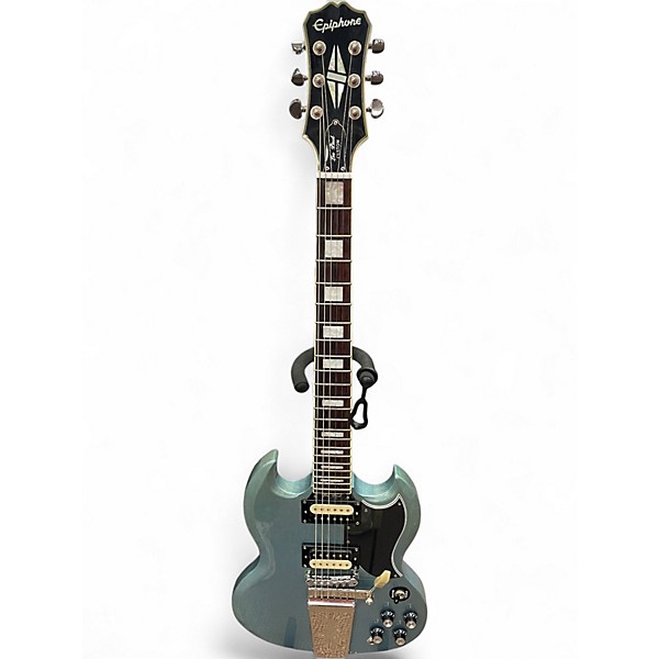 Used Epiphone SG LES PAUL CUSTOM TV Pelham Blue Solid Body Electric Guitar