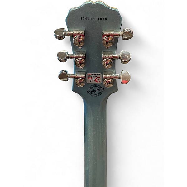Used Epiphone SG LES PAUL CUSTOM TV Pelham Blue Solid Body Electric Guitar
