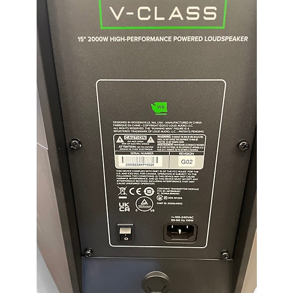 Used Mackie SRM215 VCLASS Powered Speaker