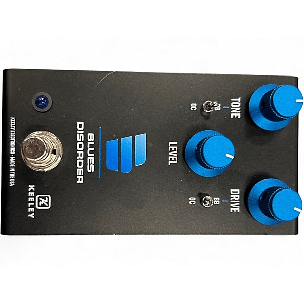 Used Keeley Blues Disorder Overdrive & Distortion Effect Pedal