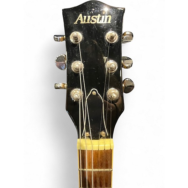 Used Austin AU796 Natural Hollow Body Electric Guitar