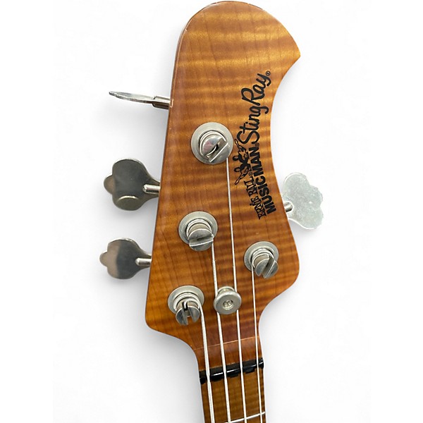 Used Ernie Ball Music Man STINGRAY 3 EQ H Transparent Blue Electric Bass Guitar