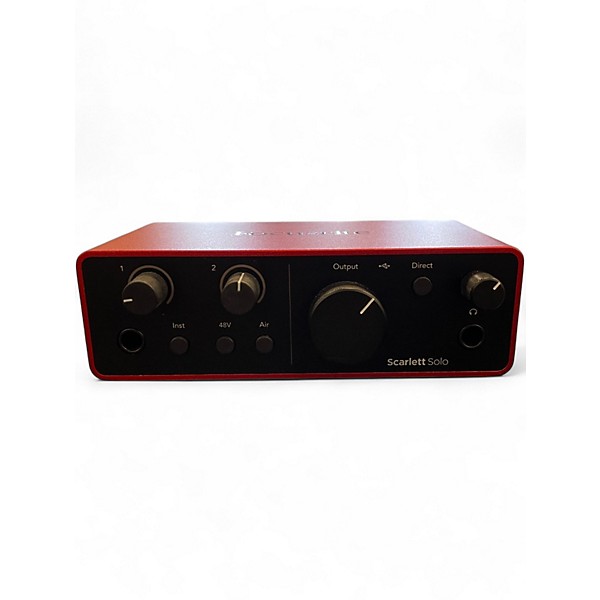 Used Focusrite Scarlett Solo 4th Gen Audio Interface