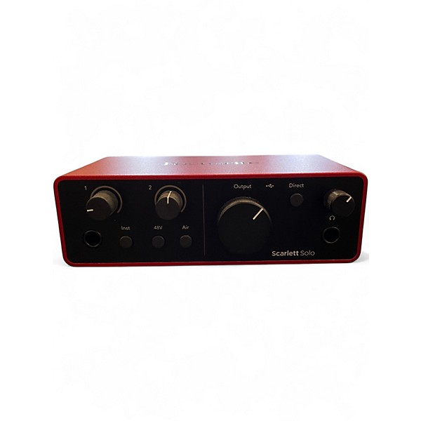 Used Focusrite Scarlett Solo 4th Gen Audio Interface