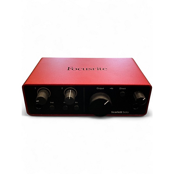 Used Focusrite Scarlett Solo 4th Gen Audio Interface