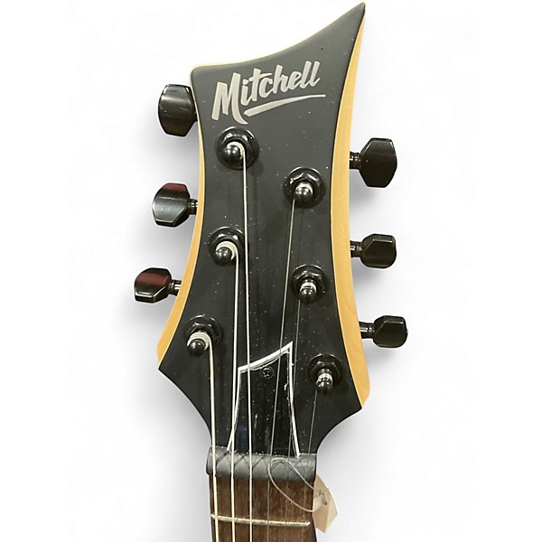 Used Mitchell MM100 Mini  walnut Solid Body Electric Guitar