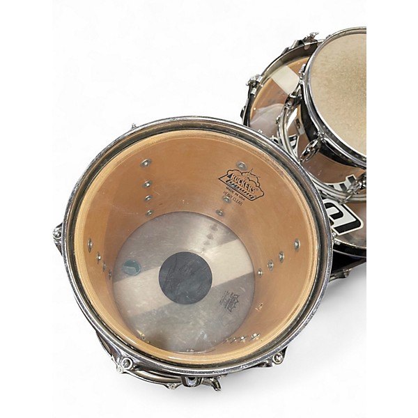 Used Ludwig 4 Piece ROCKER BLACK Drum Kit