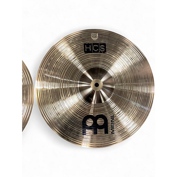 Used MEINL 14in HCS Hi Hat Pair Cymbal