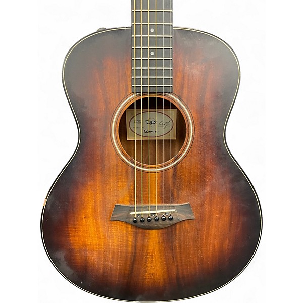 Used Taylor GS Mini-e Koa Plus Shaded Edge Burst Acoustic Electric Guitar