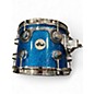 Used DW 10X8 Collector's Series Tom Broken Glass Blue Sparkle Drum