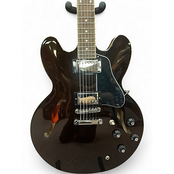 Used Epiphone Jim James ES-335 Trans Black Hollow Body Electric Guitar