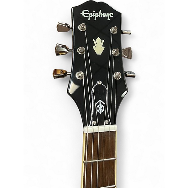 Used Epiphone Jim James ES-335 Trans Black Hollow Body Electric Guitar