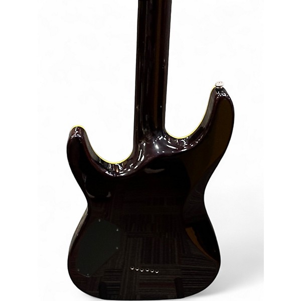 Used Schecter Guitar Research C-1 PLUS Crimson Red Burst Solid Body Electric Guitar