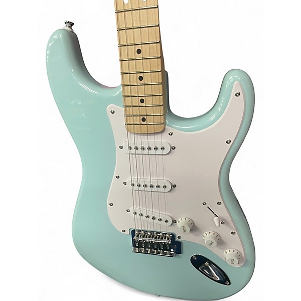 Used Squier FSR Standard Telecaster Sonic Blue Solid Body Electric Guitar