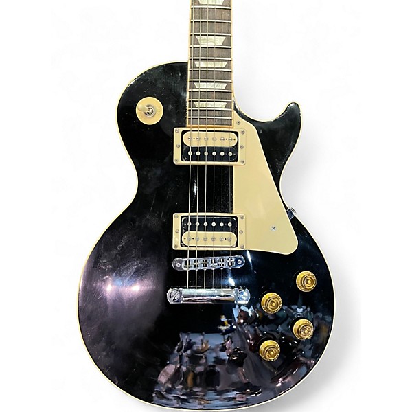 Used Gibson Les Paul Classic Black Solid Body Electric Guitar