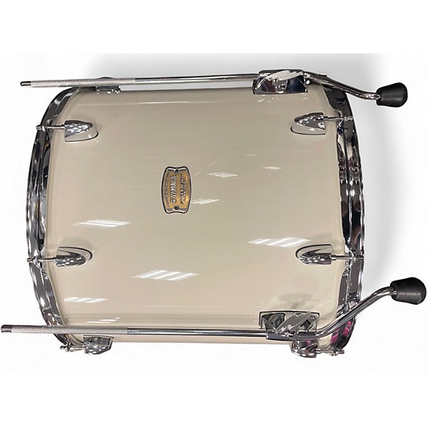Used Yamaha 4 Piece Stage Custom White Drum Kit