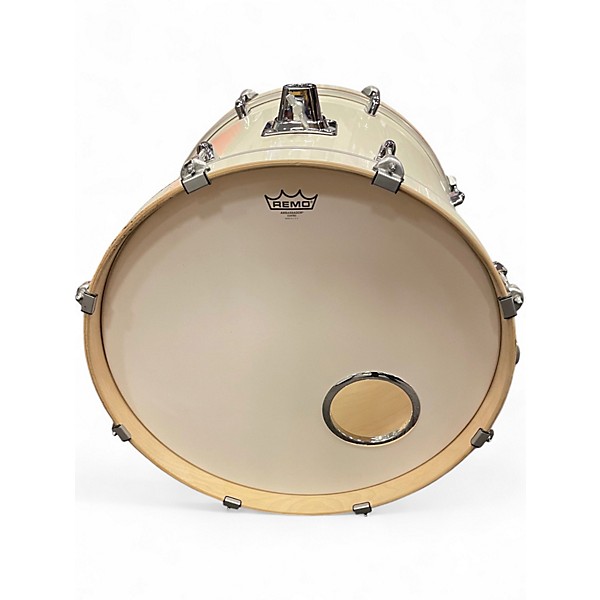 Used Yamaha 4 Piece Stage Custom White Drum Kit